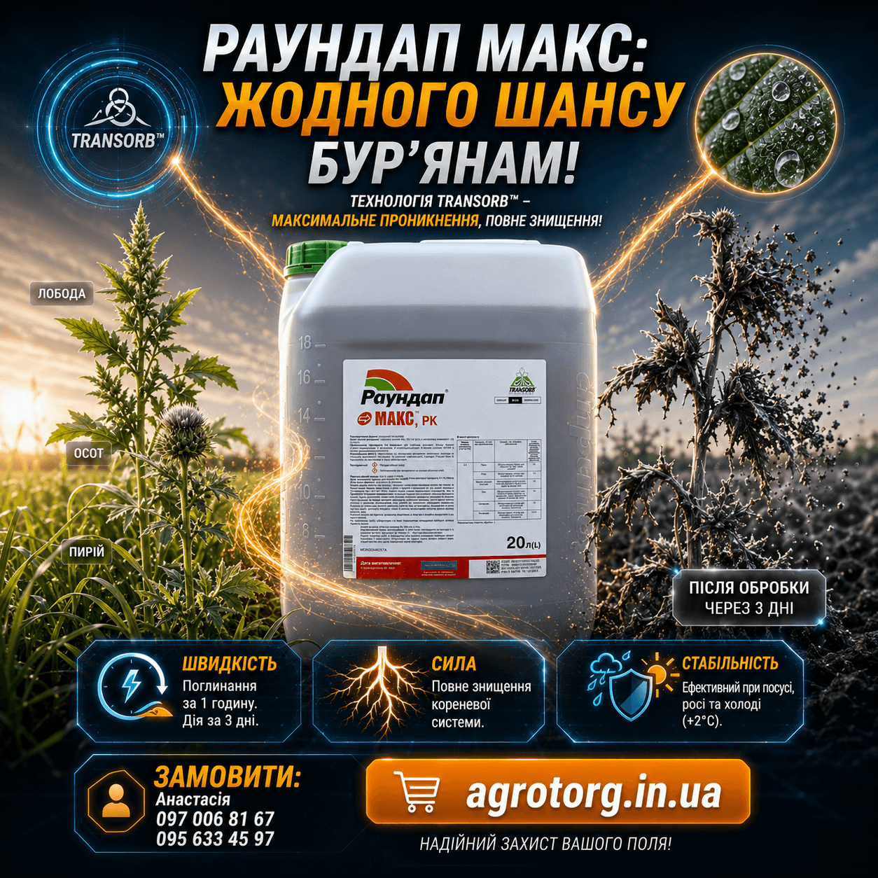 Технологія Раундап Макс